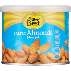 Best Salted Almonds Can 110g, Pack Of 12 Best Salted Almonds Can 110g, Pack Of 12
