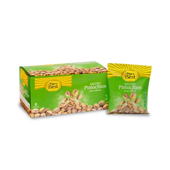 Best Salted Pistachios  50g Box 6pcs