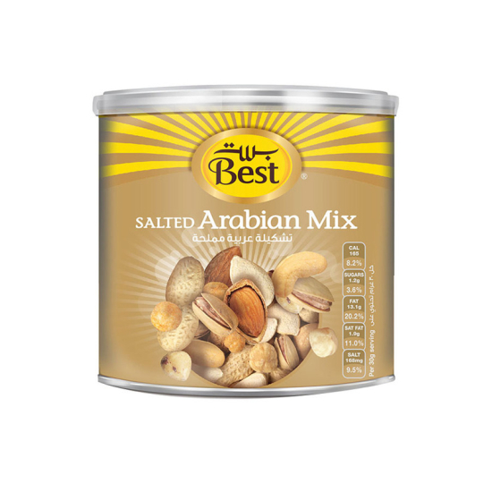 Best Salted Arabian Mix Can 175g, Pack Of 12