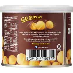 Best Super Macadamias Can 110g, Pack Of 12 Best Super Macadamias Can 110g, Pack Of 12