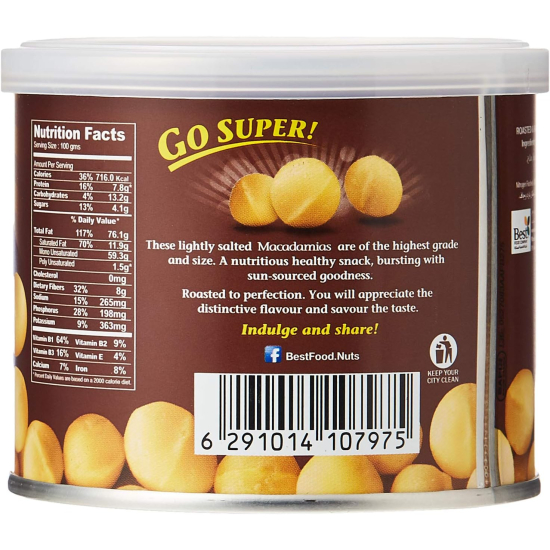 Best Super Macadamias Can 110g