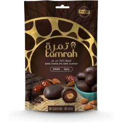 Tamrah Dark Chocolate Zipper Bag 100g, Pack Of 12 Tamrah Dark Chocolate Zipper Bag 100g, Pack Of 12