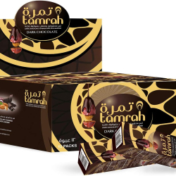 Tamrah Dark Chocolate Date Almond 40G Box 12pcs Tamrah Dark Chocolate Date Almond 40G Box 12pcs