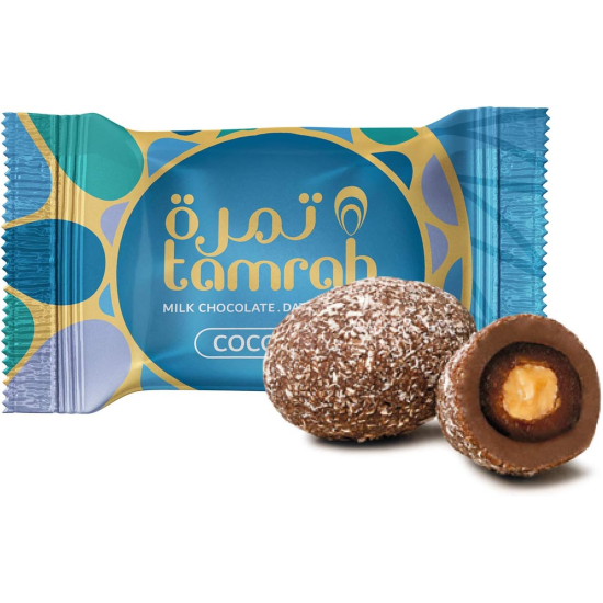 Tamrah Date with Almond Covered Coconut Chocolate Stand Box, 400g