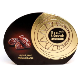Tamrah Select Oval Tin Plain Date 322g, Pack Of 6 Tamrah Select Oval Tin Plain Date 322g, Pack Of 6