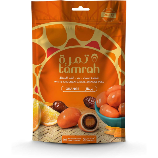 Tamrah Orange Chocolate Zipper Bag 100g