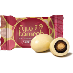 Tamrah Cappuccino Chocolate Zipper Bag 100g, Pack Of 12 Tamrah Cappuccino Chocolate Zipper Bag 100g, Pack Of 12