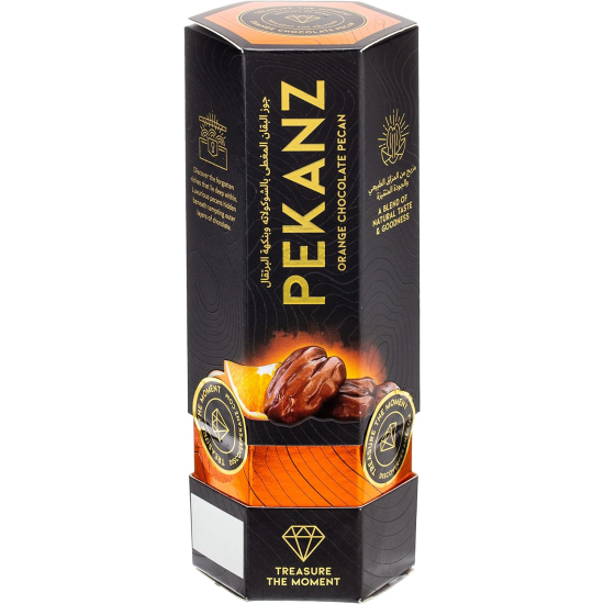 Pekanz Pecan Coated With Orange Chocolate Box 50g