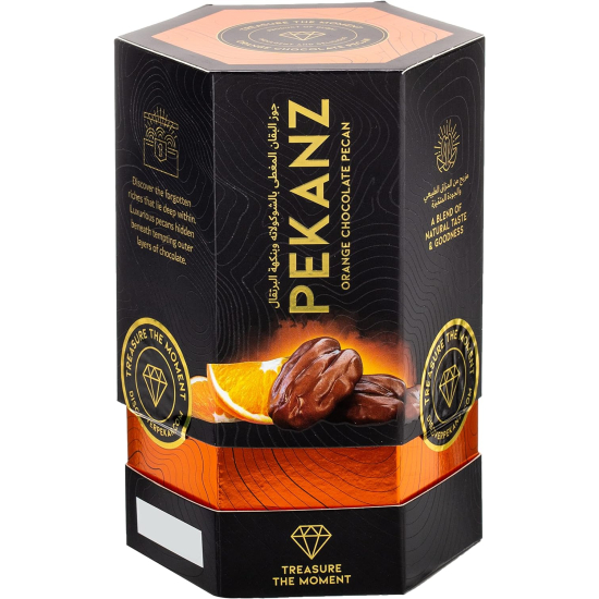 Pekanz Pecan Coated with Orange Chocolate Box, 150g