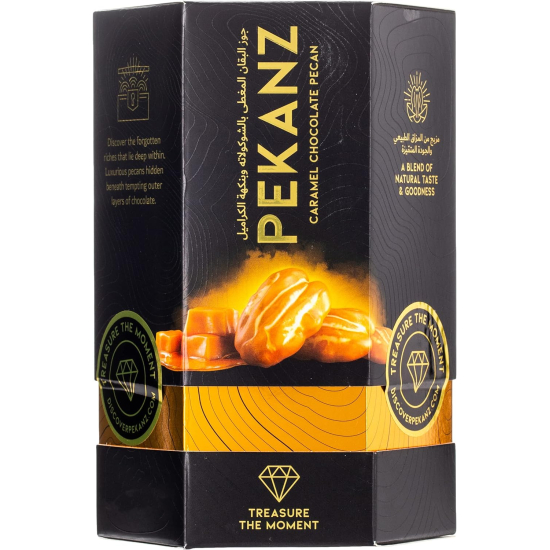 Pekanz Pecan Coated with Caramel Chocolate Box, 150g
