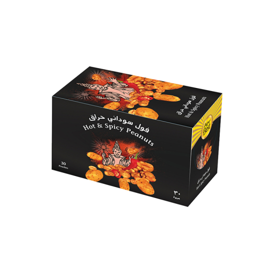 Best Hot & Spicy Flavored Peanut, 30 Pouches x 13g