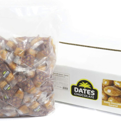 Dates Chocolate Caramel Chocolate Coated Date With Almond 3kg Dates Chocolate Caramel Chocolate Coated Date With Almond 3kg