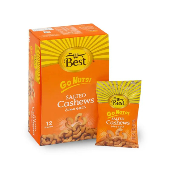Best Salted Cashews 20g Box 12pcs