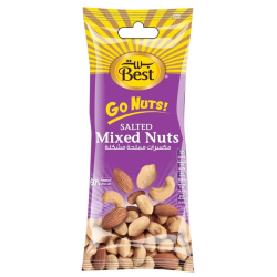 Best Classic Mixnut Go Nuts Pouch 6 x 80g, Pack Of 6 Best Classic Mixnut Go Nuts Pouch 6 x 80g, Pack Of 6
