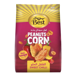 Best Sweet Chilli Peanuts & Corn Bag 150g, Pack Of 12 Best Sweet Chilli Peanuts & Corn Bag 150g, Pack Of 12