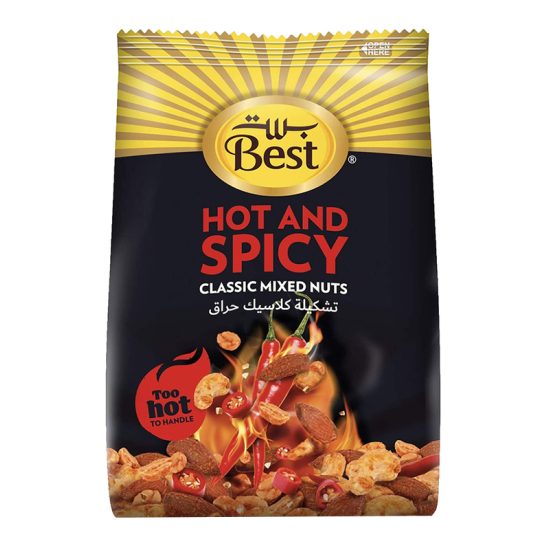 Best Hot & Spicy Classic Mixed Nuts Bag, 150g