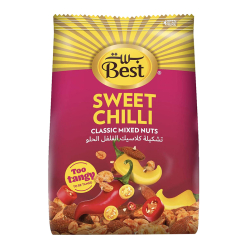Best Sweet Chilli Classic Mixed Nuts Bag 150g, Pack Of 12 Best Sweet Chilli Classic Mixed Nuts Bag 150g, Pack Of 12
