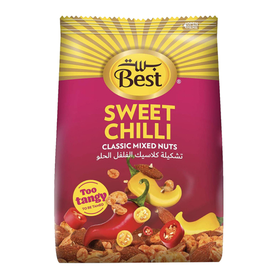 Best Sweet Chilli Classic Mixed Nuts Bag, 150g