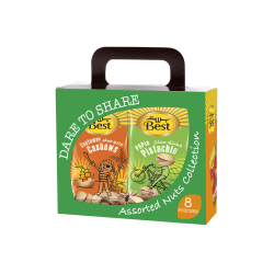 Best Of Snacks "Dare to Share" Assorted Nuts Collection Box 110g, 8 Pouches, Pack Of 12 Best Of Snacks "Dare to Share" Assorted Nuts Collection Box 110g, 8 Pouches, Pack Of 12