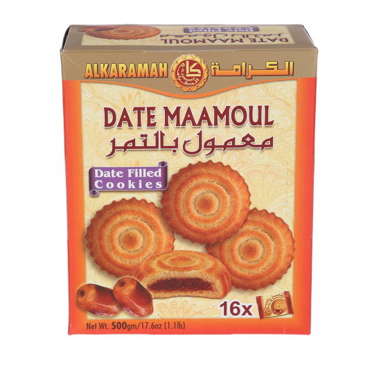 Al Karamah Date Maamoul 500 g × 16 Pieces