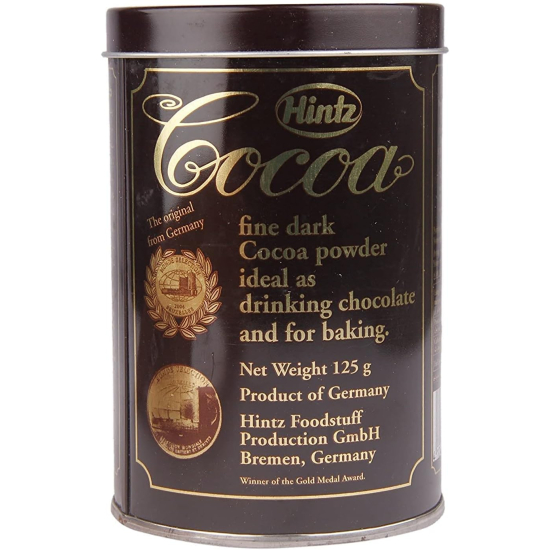 Hintz Cocoa Powder (Tin) 125g Pack Of 6