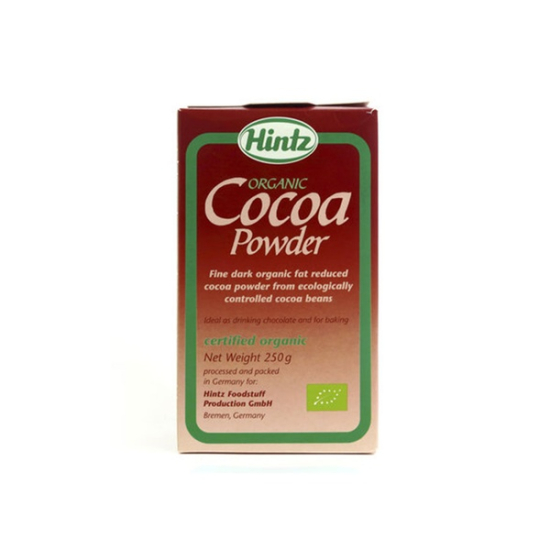 Hintz Cocoa Powder Organic 250g Pack Of 6