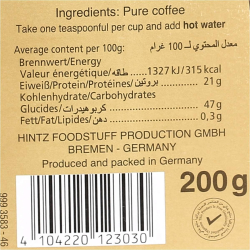 Hintz Instant Coffee Spray Dried, 200g Pack Of 6 Hintz Instant Coffee Spray Dried, 200g Pack Of 6