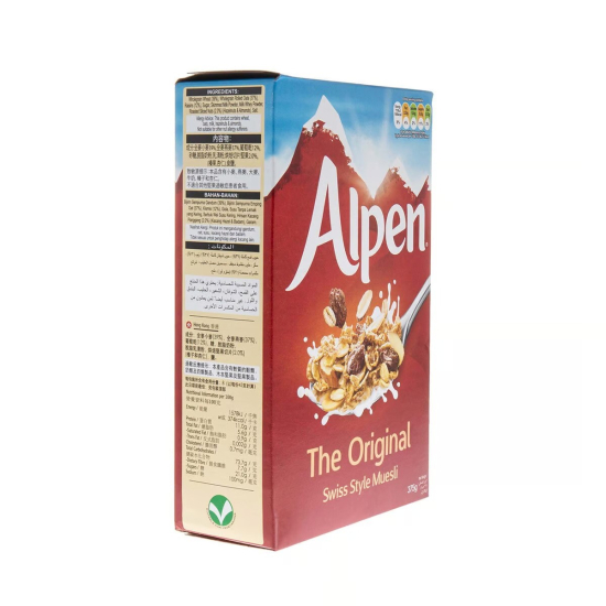 Alpen Muesli Original 375g, Pack Of 6