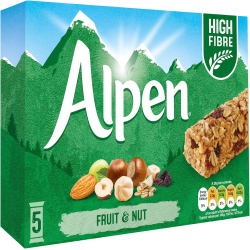 Alpen Cereal Bar Fruit & Nut 28g, Pack Of 10 Alpen Cereal Bar Fruit & Nut 28g, Pack Of 10