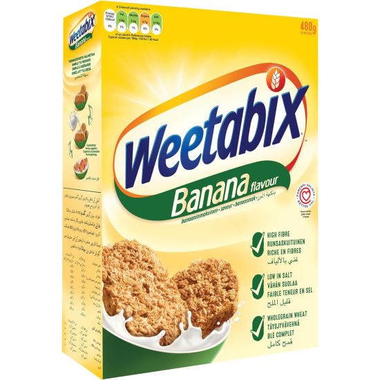 Weetabix Banana Biscuits 488g, Pack Of 6