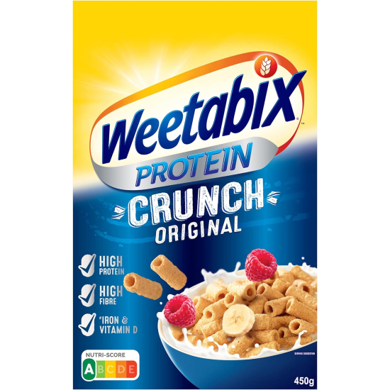 Weetabix Protein Crunch Original 450g, Pack Of 6