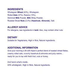 Alpen Mixed Cereal No Added Sugar 560g, Pack Of 6 Alpen Mixed Cereal No Added Sugar 560g, Pack Of 6