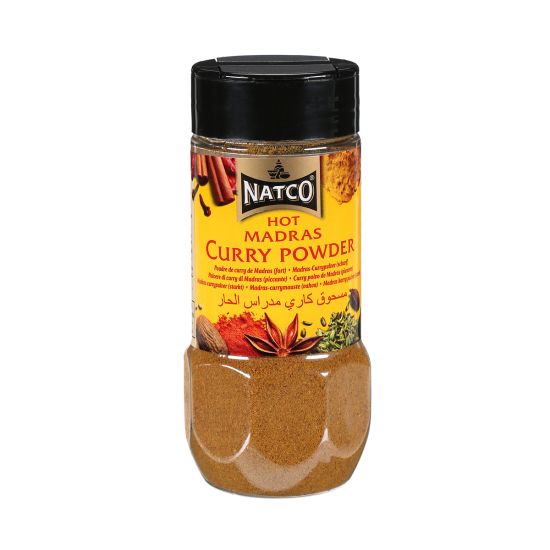 Natco Hot Madras Curry Powder Bottle 100g, Pack Of 6
