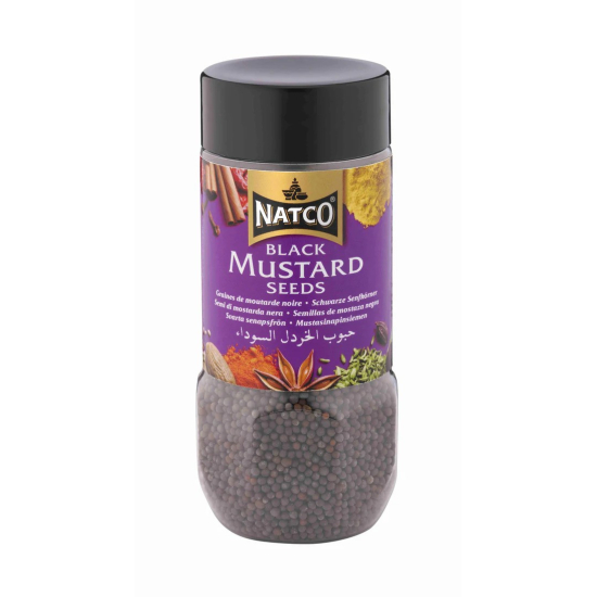 Natco Black Mustard Seeds Bottle 100g, Pack Of 6