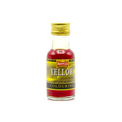 Natco Yellow Food Colouring 28ml, Pack Of 12 Natco Yellow Food Colouring 28ml, Pack Of 12