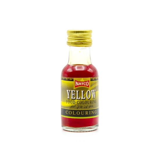 Natco Yellow Food Colouring 28ml, Pack Of 6