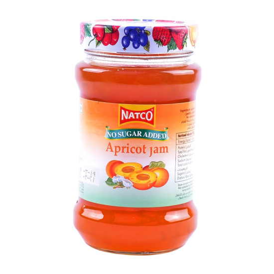 Natco Diabetic Jam Apricot 390g, Pack Of 6