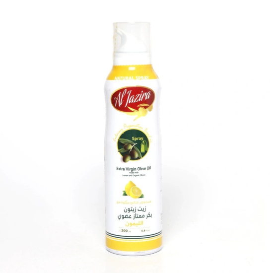 Al Jazira Organic Extra Virgin Olive Oil Spray With Lemon 200ml, Pack Of 6