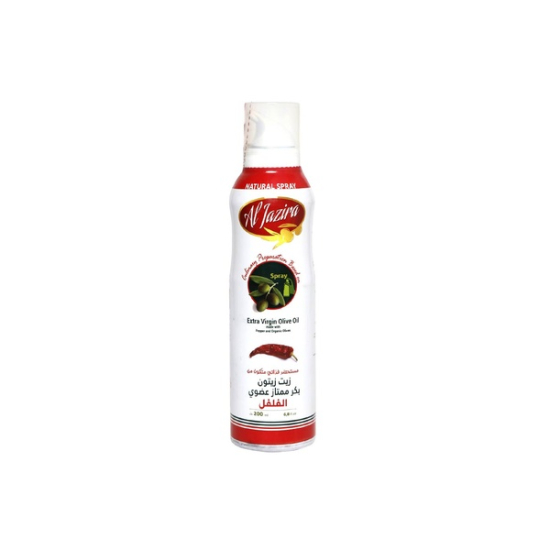 Al Jazira Organic Extra Virgin Olive Oil Spray With Pepper 200ml, Pack Of 6