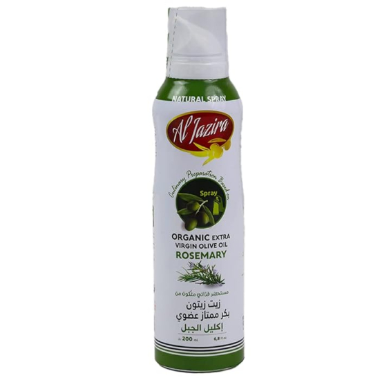 Al Jazira Organic Extra Virgin Olive Oil Spray With Rosemary 200ml, Park Of 6