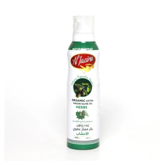 Al Jazira Organic Extra Virgin Olive Oil Spray With Fine Herbs 200ml Pack Of 6
