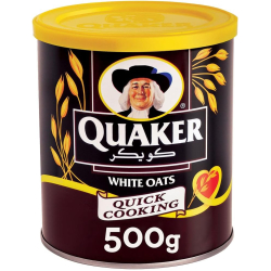 Quaker Quick Cooking White Oats 500g Pack Of 12 Quaker Quick Cooking White Oats 500g Pack Of 12