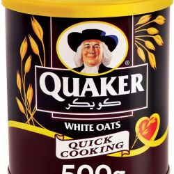 Quaker Quick Cooking White Oats 500g Pack Of 12 Quaker Quick Cooking White Oats 500g Pack Of 12