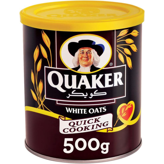Quaker Quick Cooking White Oats 500g Pack Of 6