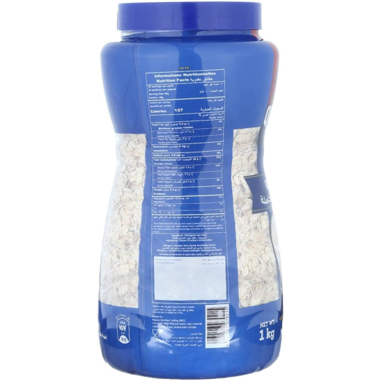 Quaker Whole Oats 1kg Pack Of 6