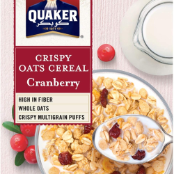 Quaker Cereal Cranberry 400g Pack Of 12 Quaker Cereal Cranberry 400g Pack Of 12
