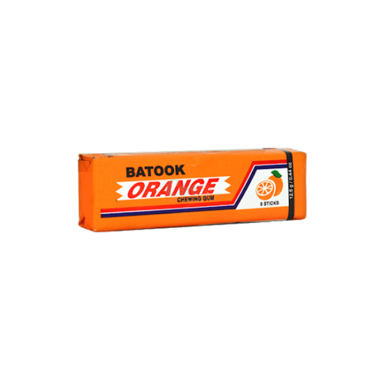 Batook Orange Chewing Gum 5 Sticks Pack Of 20
