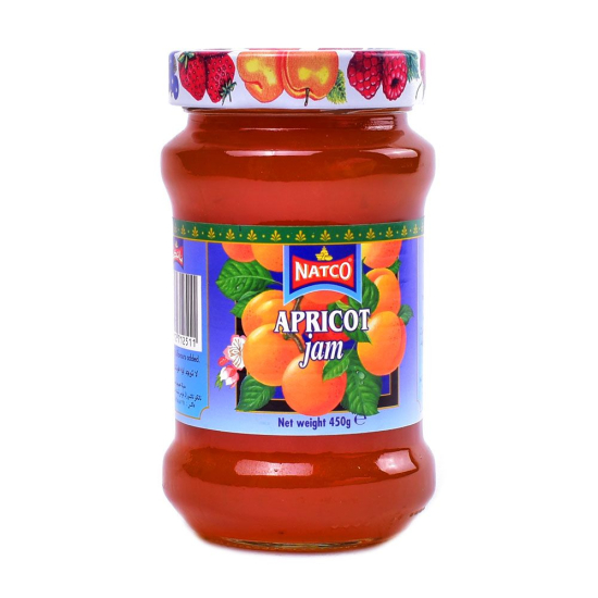 Natco Apricot Jam 450g, Pack Of 6