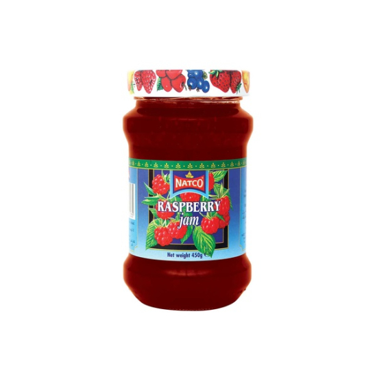 Natco Jam Raspberry 450g, Pack Of 6