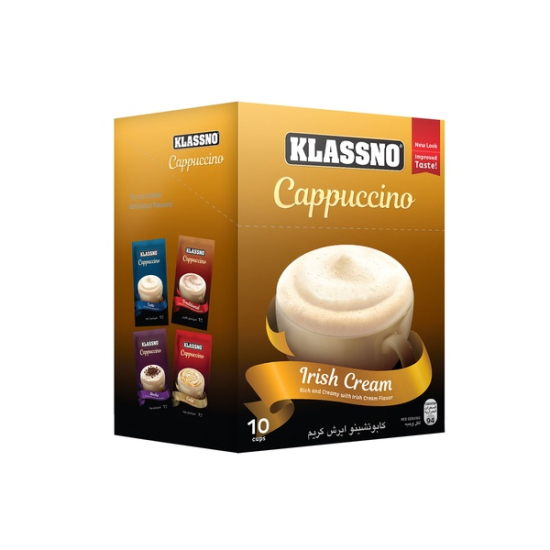 Klassno Cappuccino-Irish Cream 10 Cup 20g, Pack Of 6